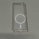 for Samsung Galaxy Z Fold 4 Magnetic Clear Case, Compatible with Wireless Charger and Magsafe Card Wallet, Simplistic Transparent Shockproof and Drop-Proof Case