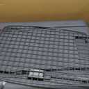 SportPet Airline Compliant X-LARGE 32.25" Travel Dog Kennel-Durable Plastic Airline Pet Carrier w/Removable Wheels & Food Bowls, Collapsible Indoor/Outdoor Dog Kennel, Dogs up to 32"L & 23"H-Dark Gray