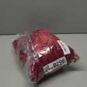 StangH Christmas Red Velvet Valance Curtains for Windows, Elegant Thick Heavy Swag Valances with Beads Home Decor for Theater Office Bedroom Room Dividers, W59 inches, 1 Panel