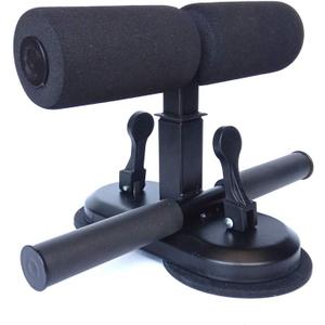 Double Suction Cup Type Third Gear Height Adjustment Fitness Sit Up Auxiliary Equipment Abdominal Trainer Abdominal Curl Device Home Indoor Sport Fitness Equipment Reduce Waist and Abdomen (Black)