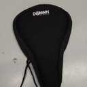 Bike Seat Cushion - Ultimate Comfort, Fits Peloton Seat Cushion and Most Exercise and Spin Bikes, Padded Gel Bike Seat Cover to Make Peloton Bicycle Seat Comfortable, 10.5”x7”