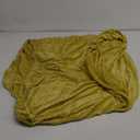 MIFXIN Velvet Futon Sofa Cover Armless Folding Sofa Slipcover Stretch Elastic Washable Couch Sofa Furniture Protector for Futon Foldable Sofa Bed Without Armrests (Mustard Yellow)