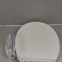 KOHLER 25876-0 Hyten 3" Height, Elevated Soft Close Round Toilet Seat, Contoured Seat with Grip-Tight Bumpers, Quick-Attach Hardware, White