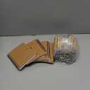 50 Set Notebook with Pen Bulk Appreciation Gifts, Spiral Kraft Pocket Notebooks Lined Journal with Pen Set Thank You Gifts for Employee Teacher Nurse Back to School Favors