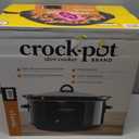 Crock-Pot 8-Quart Manual Slow Cooker, XL Family Size Serves 10+ People, Removable Stoneware with Warming Setting, Dishwasher Safe for Easy Cleanup, Black