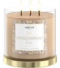 Gingerbread Christmas Scented Candle - Large 3 Wicks, 14 oz