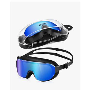 Aegend Pro Wide View Swim Goggles for Adult Youth, UV Protection No Leaking Clear Vision Goggles for Men Women