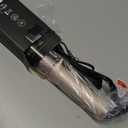 Mini Oval Curling Wand, 1.25 inch (32mm) No-Clamp Ceramic Wand-Style Curling Iron, 3 Temps 360/400/430F, 120240V Dual Voltage Travel Curler (Pink)