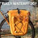 ROCKBROS Bike Panniers Waterproof Bike Rear Rack Bag Max 30L Large Capacity Bike Rear Panniers for Cycling Traveling Commuting 1 Pack