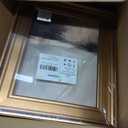 11x14 Picture Frame Matte Gold,Simple Photo Frame 2.5inch Wide Lines