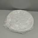 Mother of Pearl Decorative Serving Tray, 12 Inch Round Decorative Table Tray, Wood Coffee Table Ottoman Tray with Handles for Home Decor, Centerpiece Display,Tea, Breakfast