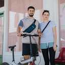 TORCH Small Fanny Pack - Mens Waist Pack, Small Fanny Pack for Women with Compass Survival Carrying All phones for Workout, Concert, Sports, Festival - Tajimi (Blue)