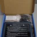 BluSon Weather Station Wireless Indoor Outdoor Thermometer, Color Display Digital Temperature Humidity Monitor with Atomic Clock, Weather Forecast, Adjustable Backlight, Home Weather Station, Blue