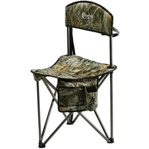 Gowithme Extra Large Quick Folding Tripod Stool with Backrest Fishing Camping Chair with Carry Strap