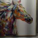Horse Wall Art Canvas Prints Wall Art Watercolor Horse Animal Art Oil Painting Canvas Wall Picture Painting on Canvas Home Decoration Living Room (art,16 * 24inch Unframed)