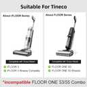 Vacuum Mop Replacement Parts Compatible with Tineco Roller Brush Replacement, Suitable with Ifloor 3 Series, Floor One S3 Series, Ifloor 5 Breeze Cleaner, Set Includes 3 Roller Brushes and 6 Filters