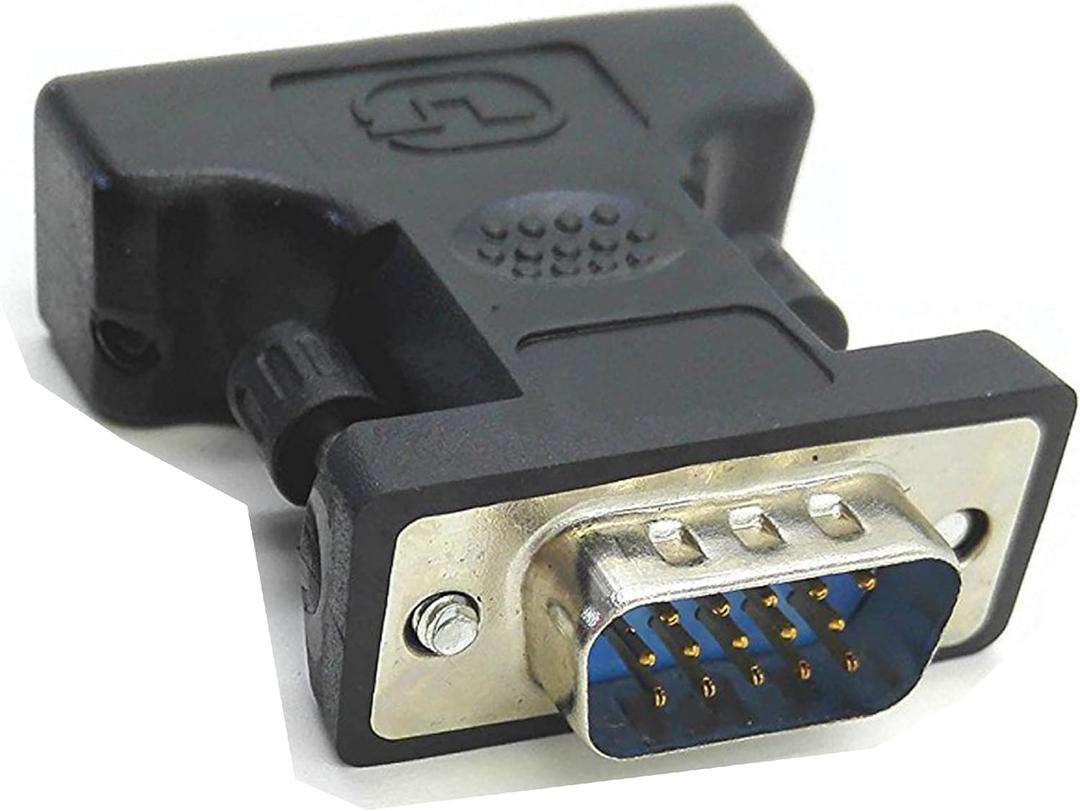 zdyCGTime DVI to VGA Cable Adapter - Black - F/M,DVI(24+5) to VGA(15pin) Cable Adapter - Black - F/M,