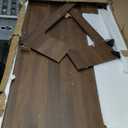 Washer Dryer Countertop, 54" x 27.55" 2-Tier Washer Dryer Topper with Edge, for Laundry Room Organization Walnut Brown