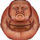 Scary Face Hat Realistic Human Face Costume Hat Brown Latex Halloween Creepy Pouting Crying Cosplay Headgear for Adult