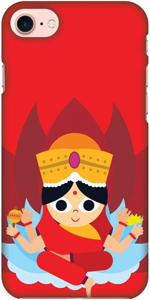 AMZER Slim Fit Handcrafted Designer Printed Snap On Hard Shell Case Back Cover for Apple iPhone 8 - Divine Goddess HD Color, Ultra Light Back Case