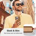 Magnetic for iPhone 15 Pro Max Case 6.7", Premium Liquid Silicone Case,[Compatible with Magsafe][Soft Anti-Scratch Microfiber Lining],Slim Thin Shockproof Phone Cover-Light Brown