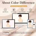 Short Hair Topper for Thinning Hair 4 Inch Short Pixie Cut Toppers Pieces Natural Curly Texture Synthetic Rich Chestnut Brown & Highlight,Wiglets Hairpieces (4 Inch)