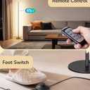 EDISHINE 2 Pack 57.5” Floor Lamp with Remote, Dimmable & 7 CCT Adjustable