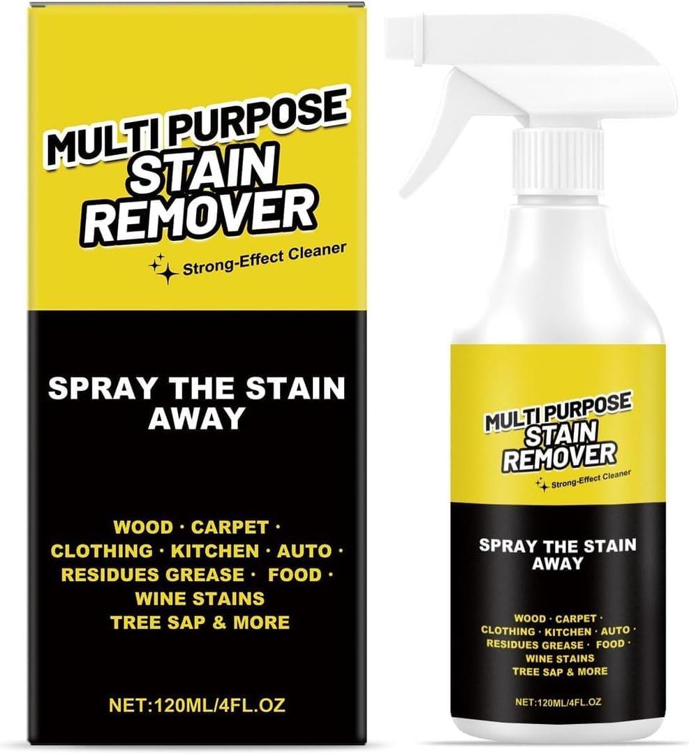 AlienPower Spray,Multi-Purpose Stain Remover -A powerful cleaner for kitchens, floors, toilets, and cars.Effectively removes hard water stains, yellowing, rust, and stubborn residues 120ml