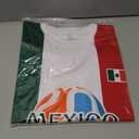 TeeTea Soccer Jersey Size S-L, 2026 North America Soccer Cup Merchandise, Soccer Fan Jersey Breathable, Team Mexico(US, Alpha, Medium, Mexico)