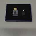 2-in-1 Mini Wireless CarPlay Adapter for Apple CarPlay & Android Auto,Upgrade Wired to Wireless, Fast Auto-Connect, Plug & Play (iOS 10+, Android 10+, 2016+ Cars)