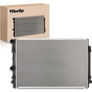 VibeUp 13578 Radiator Compatible With Audi A3 1.8L 2.0L L4 2015-2016,Audi A3 Sportback e-tron 1.4L L4 2016-2018,Volkswagen Golf SportWagen 1.8L 2.0L L4 2015 | #Replaces CU13578,13578