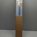 LazBlinds No Tools No Drill 1" Vinyl Mini Blinds, Cordless Blinds for Windows, Light Filtering Horizontal Window Blinds & Shades, 35" W x 64" H, Mahogany