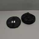 Car Trash Can, 2 Packs Mini Collapsible Pop-up Car Garbage Can, Waterproof Hanging Car Trash Bag with Velcro, Car Trash Bin, Black