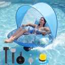 Motorized Pool Floats for Adults with Canopy, 48" x 48"