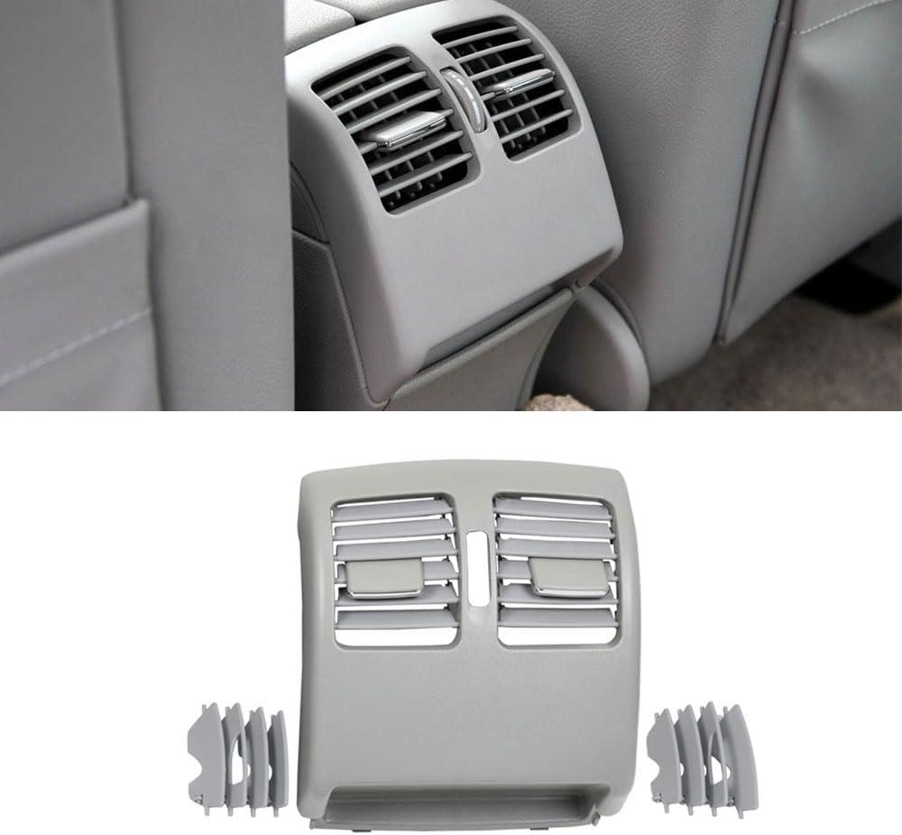 Gray Rear Air Vent Outlet Cover, Rear Center Console Air Conditioning Grille AC Vent Outlet Panel Replacement For Mercedes Benz C Class W204 2007-2013, E Class W207 COUPE 2010-2012