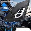 Magnetic for Samsung Galaxy S26 Case Heavy Duty Protection, Military-Grade Dual-Layer Shockproof S26 Phone Case [Fit for MagSafe] Anti-Fingerprint Matte Finish Galaxy S 26 Case 6.3", Black
