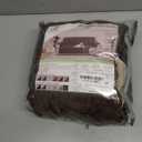 U-NICE HOME Reversible Sofa Cover Couch Cover for Dogs with Elastic Straps Water Repellent Furniture Protector for Pets Couch Cover for 3 Cushion Couch (Sofa, Coffee/Beige)