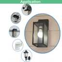 4-Pack Dusk to Dawn Light Bulbs Outdoor 75 Watt Equivalent, Automatic On/Off Sensor LED Bulb, 10W Daylight 5000K,1100 Lumen, A19 E26 Bulbs Photocell for Wall lamp Porch Garage Yard Light(Non-dimmable)