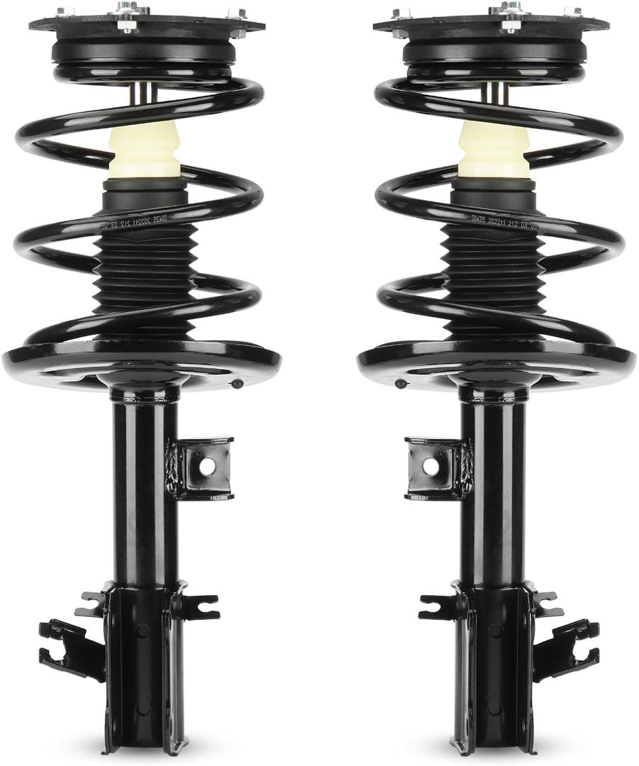 ILONPA 172392 172393 Front Struts Shocks for Nissan Altima (Exc. Hybrid) 2007-2012, Altima S 2.5L Coupe 2013, w/Coil Springs Strut Shock Absorbers Assembly Suspension kit 2008 2009 2010 2011