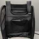 Pecute Cat Backpack Carrier, Small Dog Backpack Carrier, Pet Backpack Carrier for Cats Dogs Puppy Kitten, Cat Carrier Bag Carrying for Travel Hiking Bike Riding Walking Outdoor,Black