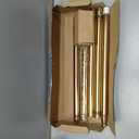 YNL Shower Curtain Rod 34-82 Inches (2.8-6.8ft) Adjustable Spring Shower Rod No Drilling, Non-Slip, Never Rust, Stainless Steel, Suitable for Bathroom Window Living room, Gold