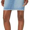 7 For All Mankind Women's Pencil Frayed Hem Denim Ibiza Skirt, Size 34