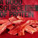 Jack Link's Bacon Jerky, Hickory Smoked - Flavorful Ready to Eat Meat Snack with 11g of Protein per Serving, Made with 100% Thick Cut Real Bacon, Protein Snack, Keto Friendly, 2.5 oz. (EXP 10/09/26)