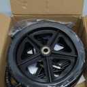 2Pcs 8 Inch Replacement Wheelchair Wheels for Walkers - Environmentally Friendly Rubber Material, Wear-Resistant PU Tires, Anti-Slip, and Durable ABS Wheel Hub (8IN Narrow 2Pcs)