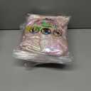 5 x Hiroyuki Iridescent Makeup Bag, 14 inches Cosmetic Bag, Large Capacity Travel-Friendly Pouch (plain, pink)