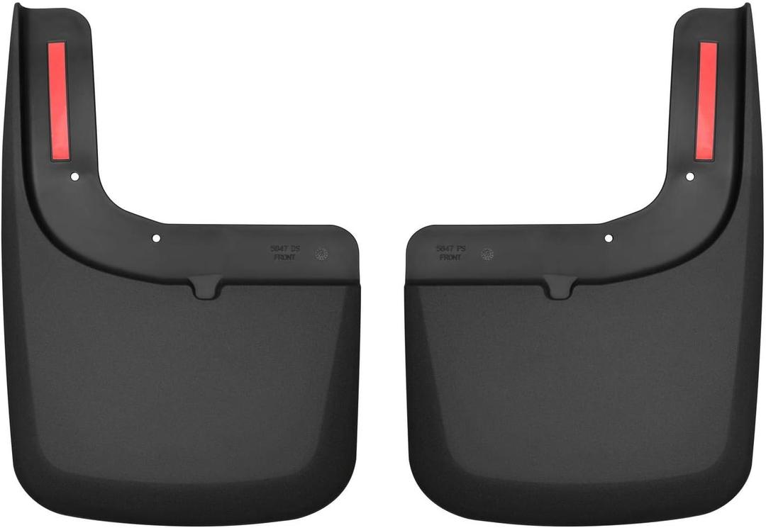 Husky Liners - Front Mud Guards | 2017-2022 Ford F-250/F-350 Super Duty w/OEM Fender Flares, Front Set - Black, 2 Pc | 58471