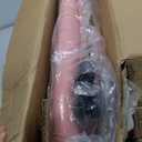 Ihoming Baby Bassinet Bedside Sleeper, Baby Bed Side Crib with Storage Basket, Easy Folding Bassinets, Adjustable Baby Bed for Infant Newborn, Pink