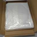 Clear Plastic Tablecloth Protector Rectangle 60x140 inch Waterproof Oilproof Stain Resistant Wipeable Table Cover for Dining Tables