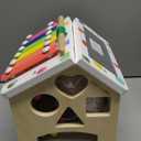 Tiny Land 9-in-1 Wooden Activity Cube, Montessori Baby Activity Center for 1+ Year Old, Educational Toy for Toddlers, Ideal Gift for Girls and Boys (Rainbow)