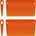 FourShow 100Pcs Plastic Replacement Blades Compatible with STIHL Polycut 2-2 Polycut 3-2 Grass Trimmer FSA 45 FSA 57 FSE 52,Sun Joe 24V-GT10, Redback Swift 40V